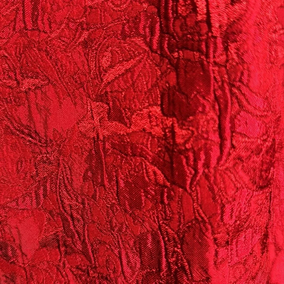 JM collection red 1 button blazer jacket red size 16 W - Picture 5 of 5